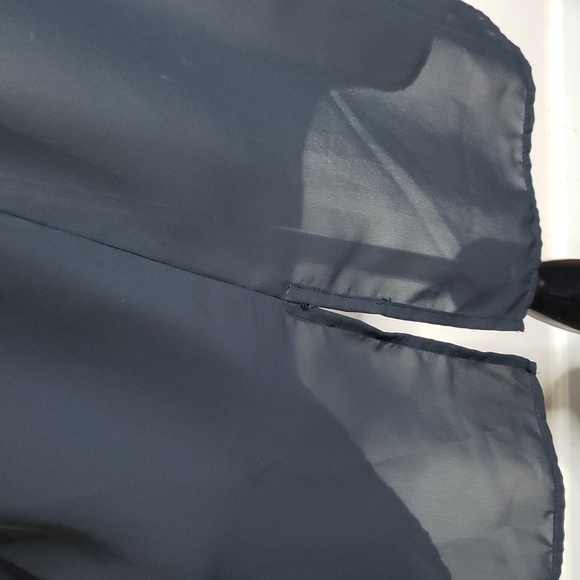 Vintage Chel'sea L'td. belted dress size 14 Made in the USA Black - Picture 8 of 11